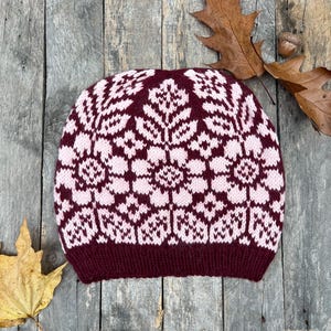 Cozy Handmade Knit Winter Hat - Merino Wool & Alpaca Beanie - Free Shipping