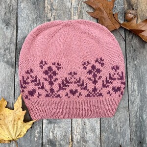 Cozy Handmade Knit Winter Hat - Merino Wool & Alpaca Beanie - Free Shipping