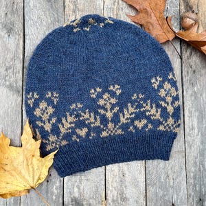 Cozy Handmade Knit Winter Hat - Merino Wool & Alpaca Beanie - Free Shipping