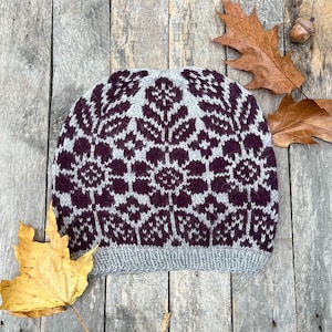 Cozy Handmade Knit Winter Hat - Merino Wool & Alpaca Beanie - Free Shipping