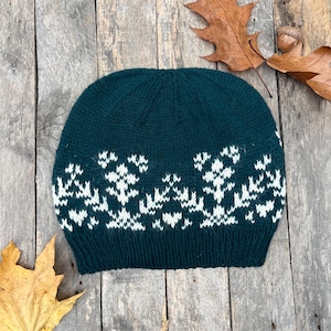 Cozy Handmade Knit Winter Hat - Merino Wool & Alpaca Beanie - Free Shipping
