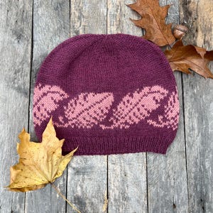 Cozy Handmade Knit Winter Hat - Merino Wool & Alpaca Beanie - Free Shipping