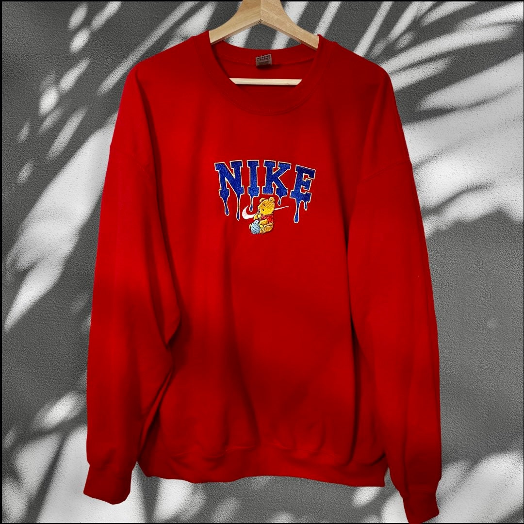 nike winnie the pooh crewneck