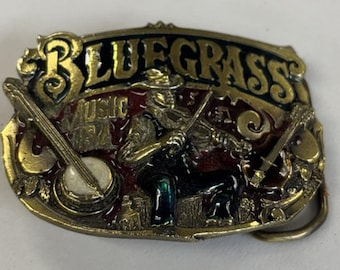 Bluegrass-Musikgitarren-Banjo-Geigenpflücker 1982 Die große amerikanische Gürtelschnalle