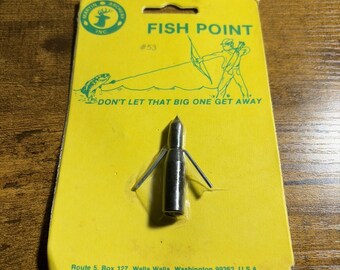 Vintage 70-80s Martin Archery #53 Fish Point NOS Made In USA
