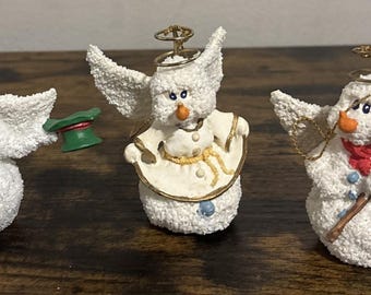 House of Lloyd 3 Christmas Around The World Snowmen Ornaments 3”T
