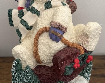 Vintage Windsor Collection Snowman With Sled