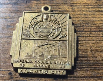 Medalla de los Shriners de Minneapolis de 1948, sesión del Consejo Imperial de Atlantic City