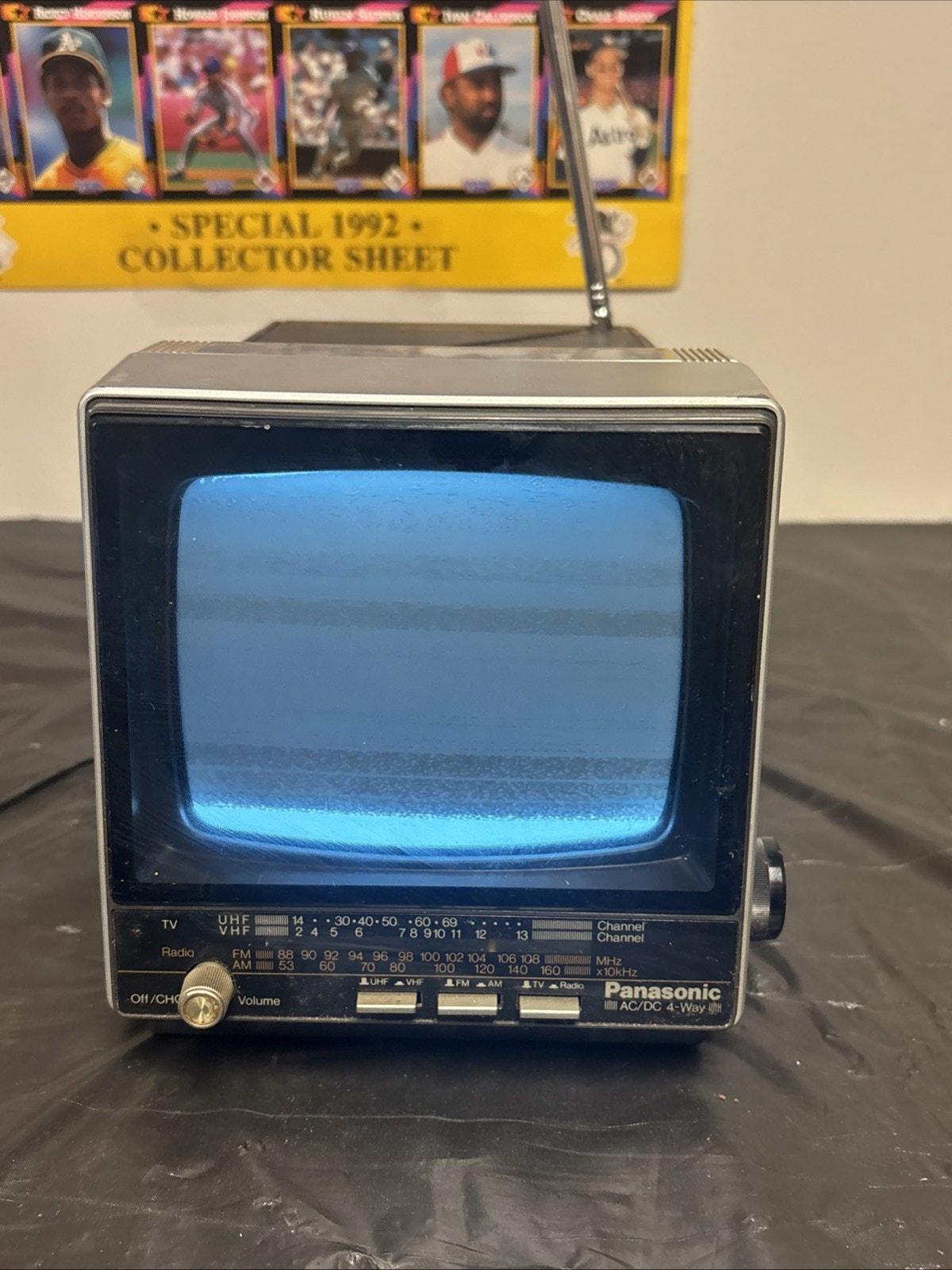 Panasonic Portable TV Radio Model Trh-513t 1986 AC/DC 4 Way - Etsy