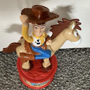 Vintage Disney Pixar Toy Story 2 Woody McDonald&#39;s Happy Meal Toy 1999