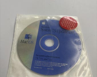 CD-ROM de instalación del sistema operativo Macintosh Mac OS 7.5 Update 2.0