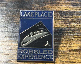 Pin de la experiencia de bobsleigh de Lake Placid de 1980