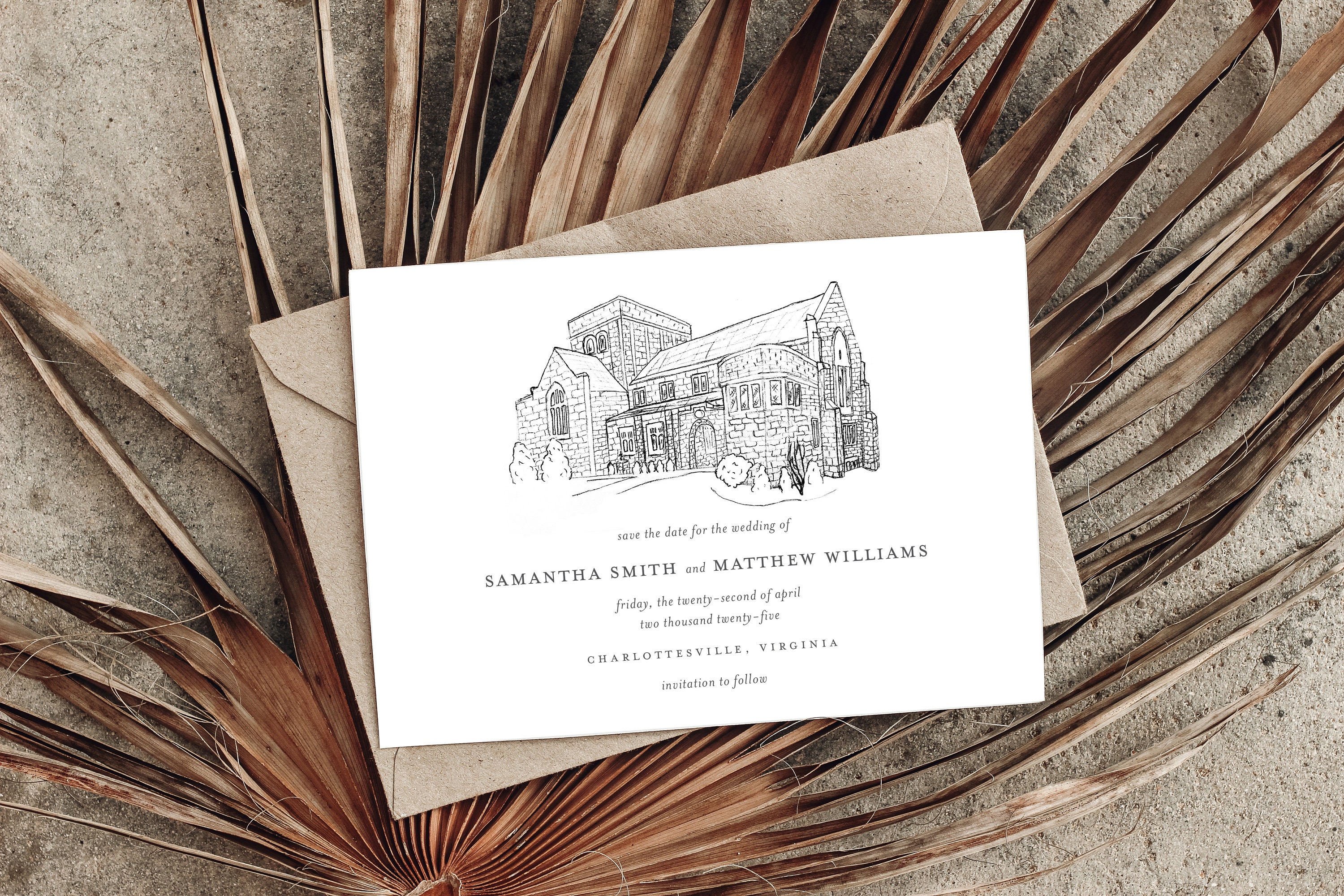 Custom Church Illustration, Wedding Venue Illustration Sketch, Wedding ...