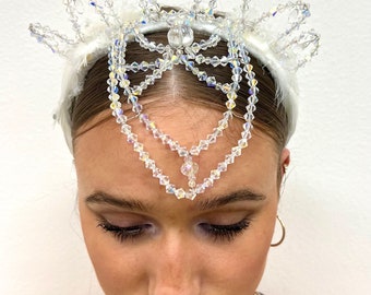 Odette Schwan Tiara, Schwanen Kopfschmuck, Schwanensee