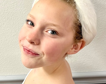 Mini copricapo a forma di cigno - Taglia bambina