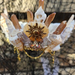 Star bright star light thin seashell mermaid  crown