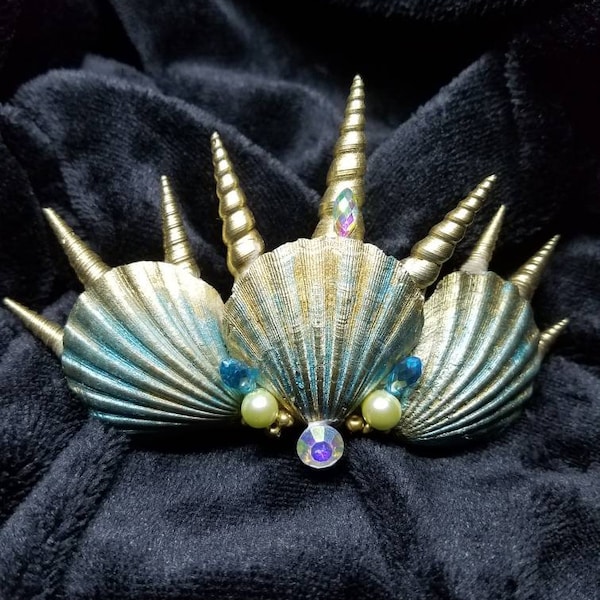 Seashell Atlantis tiara tourqoise magic