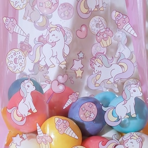 Popcorn bags unicorn party magical birthday party favor bags girl party fairytale party