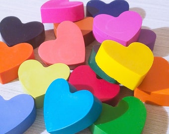 Girls Birthday Favors Heart Crayons For Kids Party Favors Coloring Party Supplies Fun Coloring Gifts For Children