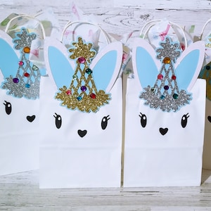 Favor Bags Bunny Favor Bags Girl Party Boy Party Our Little Bunny is One