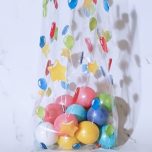 Popcorn bags treat bags party favors for kids balloon bag boy birthday girl birthday