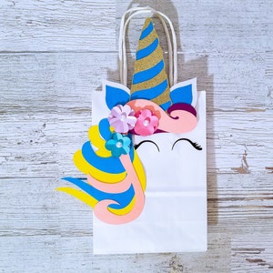 Favor bags unicorn party girl party image 7