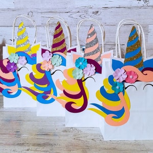 Favor bags unicorn party girl party image 4