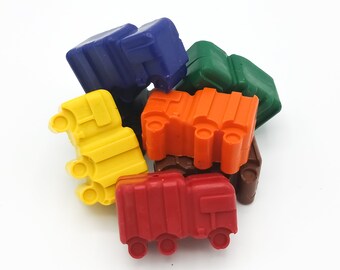 Transportation Party Favors Crayons Truck Crayons For Kids Truck Lovers Gift Ideas Coloring Supplies For Children