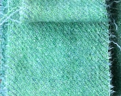 Wool Fabric Dyed Coke Bottle Green
