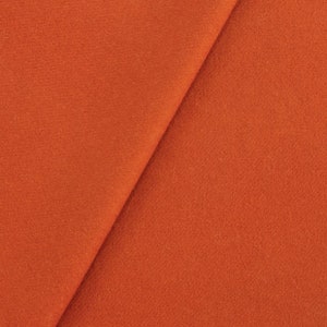 New Burnt Orange Wool Fabric, Medium Weight, Rug Hooking & Applique, Almost Out!