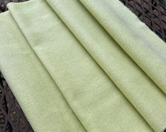 New Lime Green Wool Fabric, Medium Weight, Rug Hooking & Applique