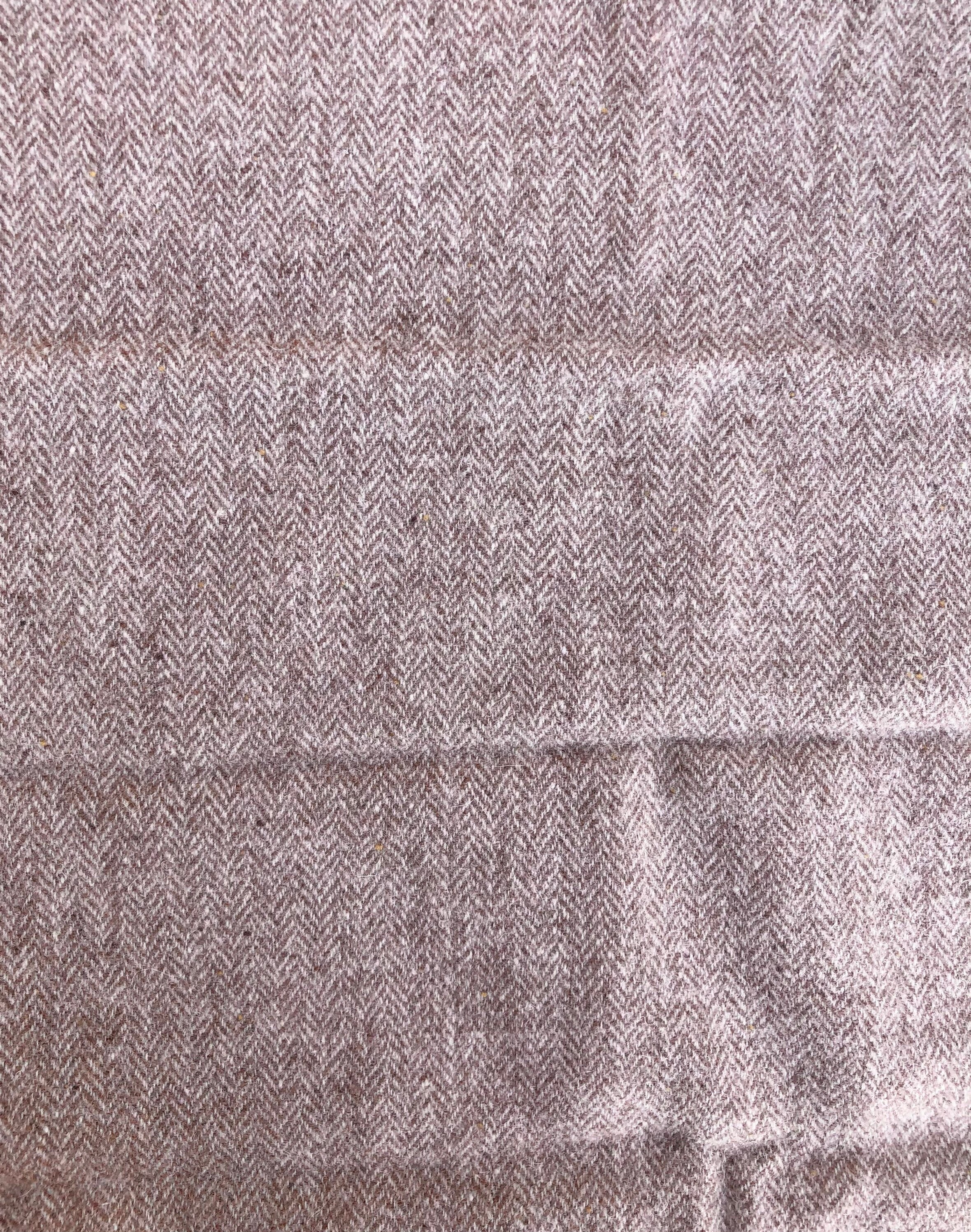 Subtle Herringbone Fabric, Heathered Taupe