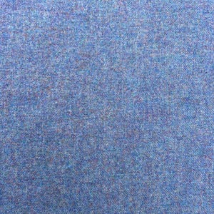 Blue Tweed Scottish Wool Fabric