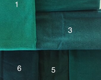 Green Wool Fabric for Rug Hooking and Appliqué