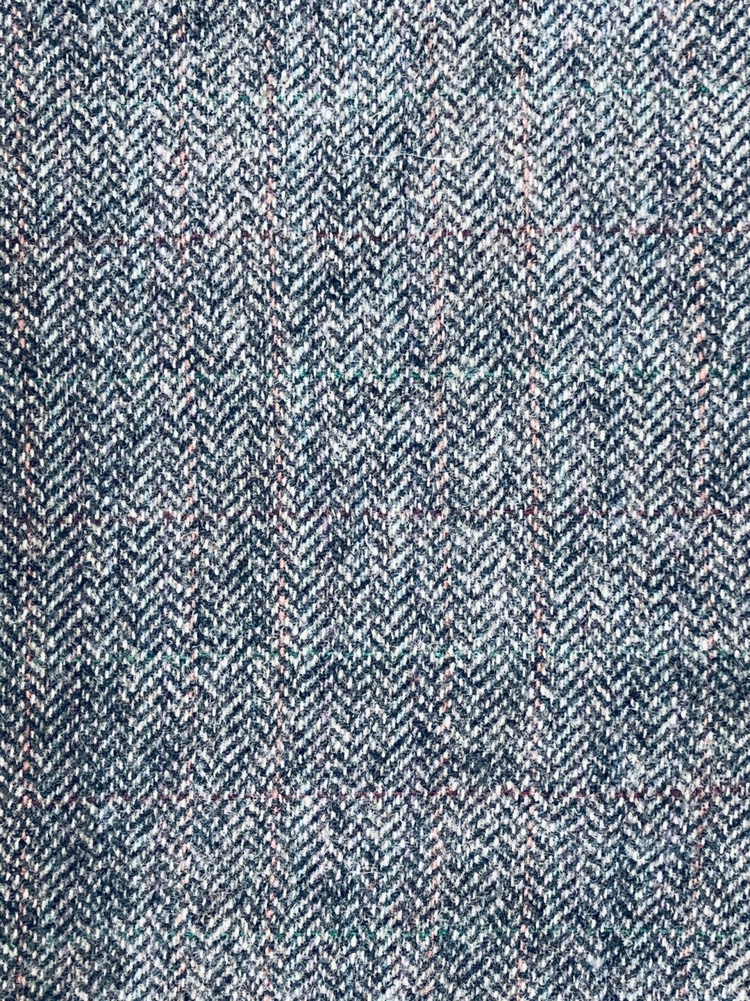 Gray Herringbone Wool Tweed Fabric - Etsy