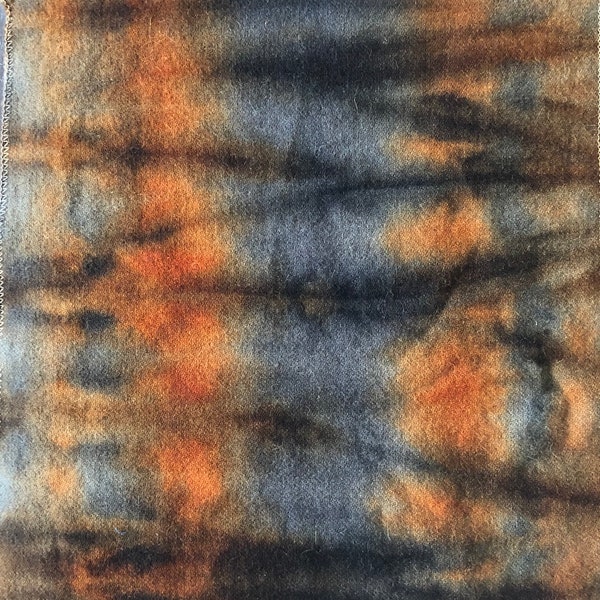 Wool Fabric Dyed Browns and Gray