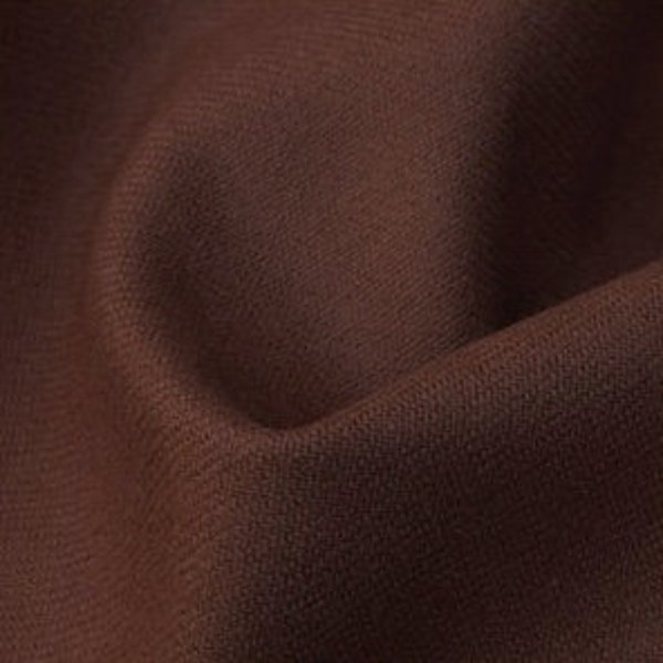 Brown Wool Fabric, Medium Weight Material for Rug Hooking & Applique, Fat Quarters