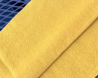 New Marigold Yellow 100% Wool Fabric, Rug Hooking & Applique, Fat Quarters