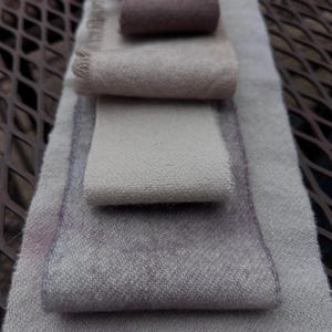 Gray Wool Fabric Bundle, Medium Weight