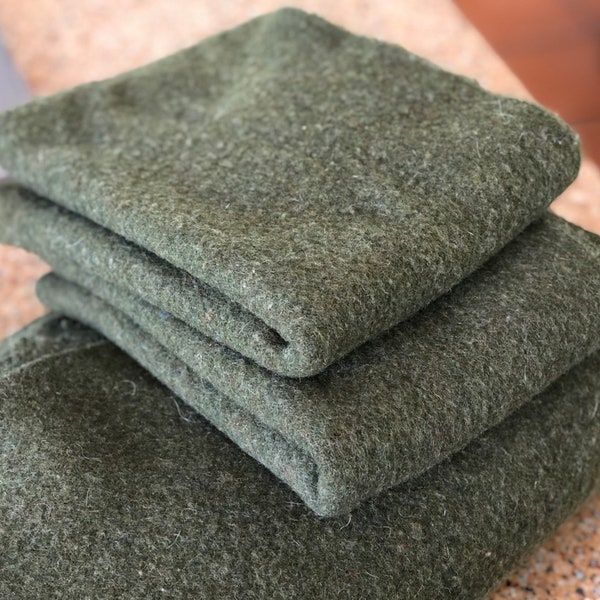 Loden Green Wool Fabric