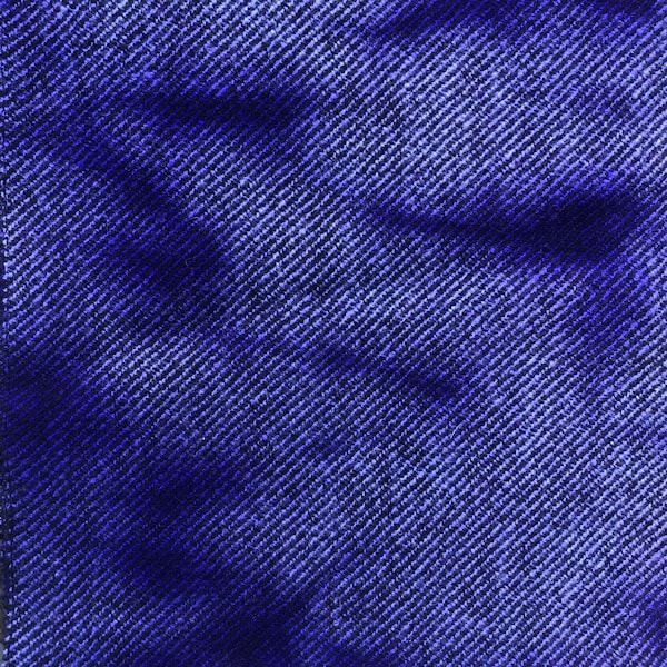 Wool Fabric Dyed Blue Violet, Medium Weight