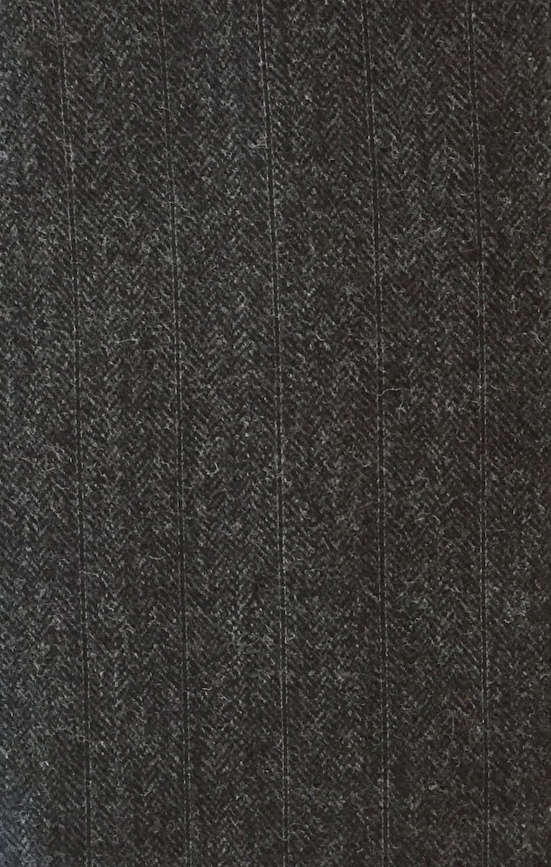 and Appliqu\u00e9 Rug Hooking Gray Pinstripe Wool Fabric for Suiting