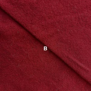 Rust Wool Fabric, Medium Weight