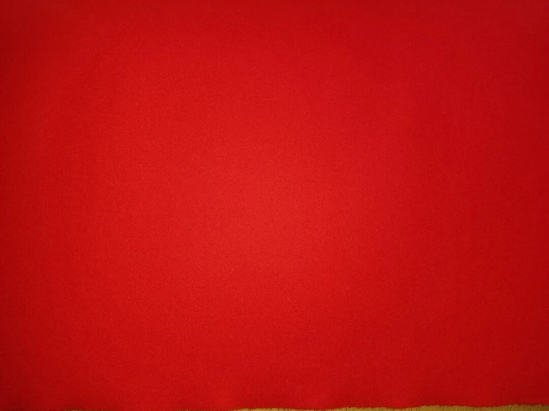 Red Wool Fabric, Medium Weight, Rug Hooking & Applique, Fat Quarters ...