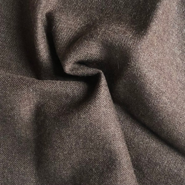 Brown Wool Fabric