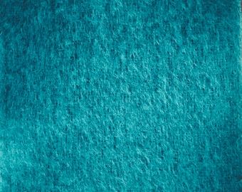 Turquoise Irish Mohair Fabric