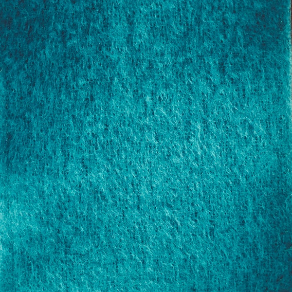 Turquoise Irish Mohair Fabric