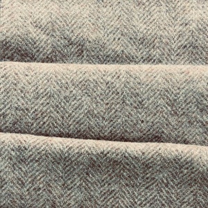 Tan Herringbone Wool FabrIc