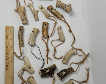 Hand Made Deer Antler Whistle