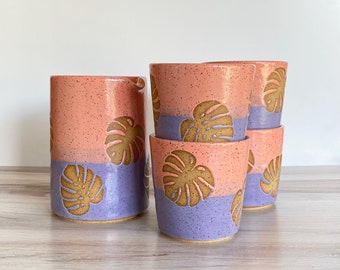 Coral Cocktail Pitcher Set